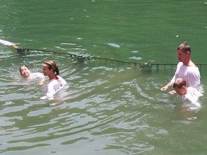 Private Israel tour: Baptism in Jordan River