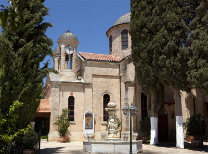 Wedding church in Cana, Galilee, Israel